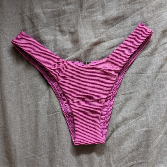 Vix Kayla Giulia Bikini Bottom Lotus Rib - Picture 4 of 7